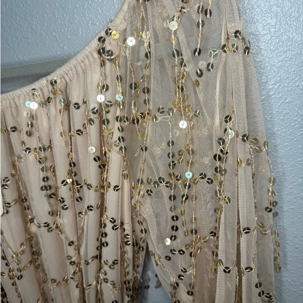 LLove Womens Sequin String A-Line Dress | Sz S, NWT - Picture 9 of 10